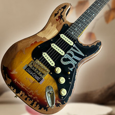Relic ST Electric Guitar Vintage Sunburst Color Rosewood Fretboard SRV Version