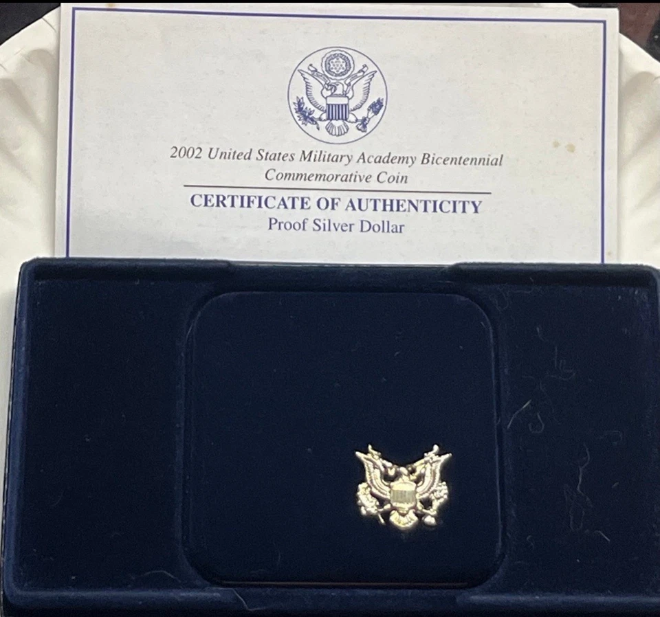 2002-W US Mint Silver $1 West Point Commemorative DCAM Proof OGP/COA So Amazing! - Image 4 of 4