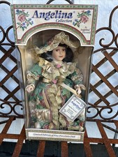 1998 Limited Edition Porcelain Doll Angelina Collection Visconti Certificate Tag