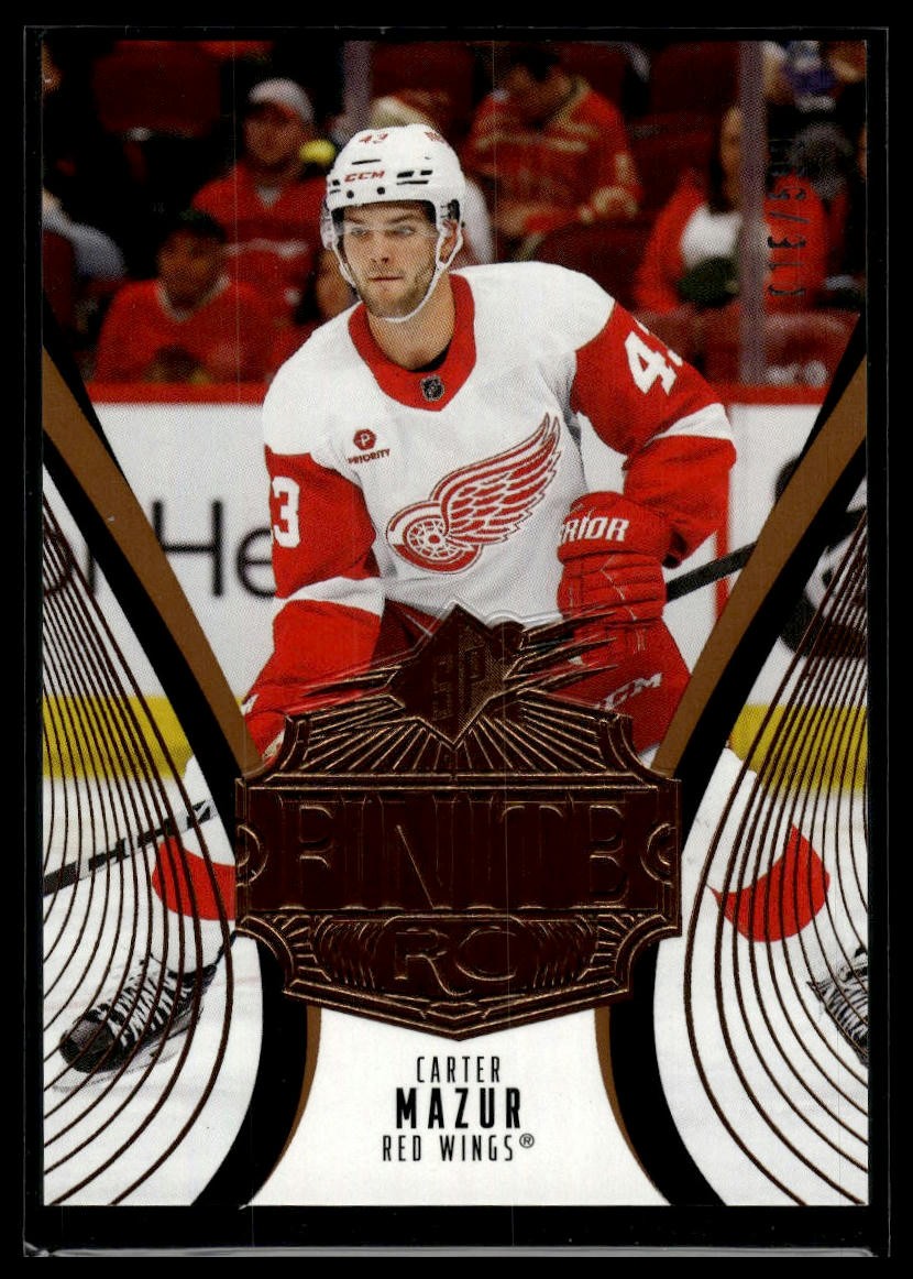 2025-26 SPx #41 Carter Mazur Finite Bronze #/599 SN