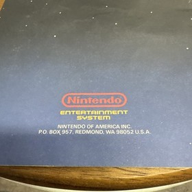 Vintage Original Nintendo NES Zapper Gray Gun Controller Instruction Manual Only