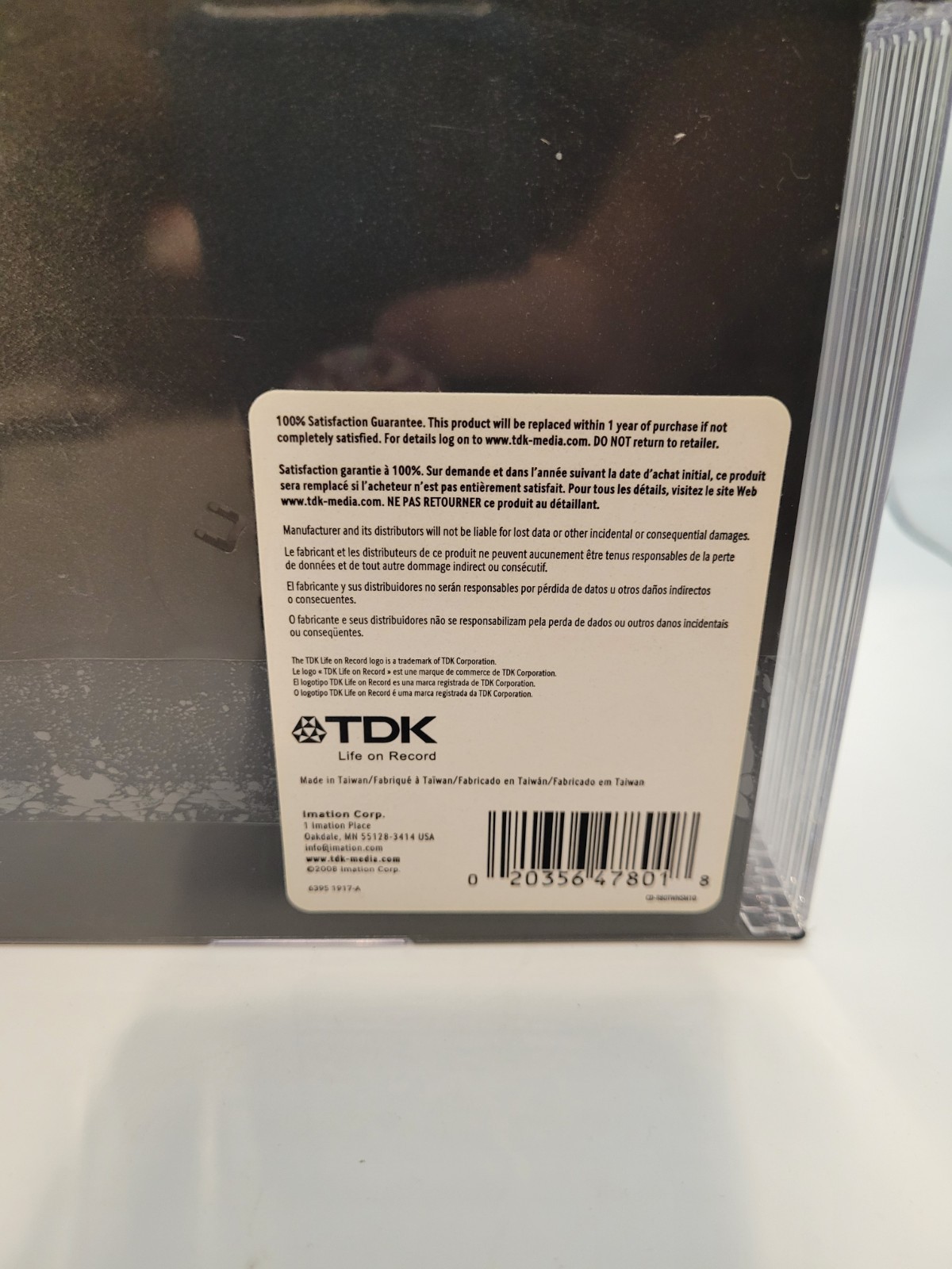 TDK CD-R 700MB 80 min 10 CD's  Factory sealed MUSIC Recordable Inscriptible