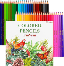Colored Pencils 50 Count Color Pencil for Adult Coloring Books Color Pencils Set