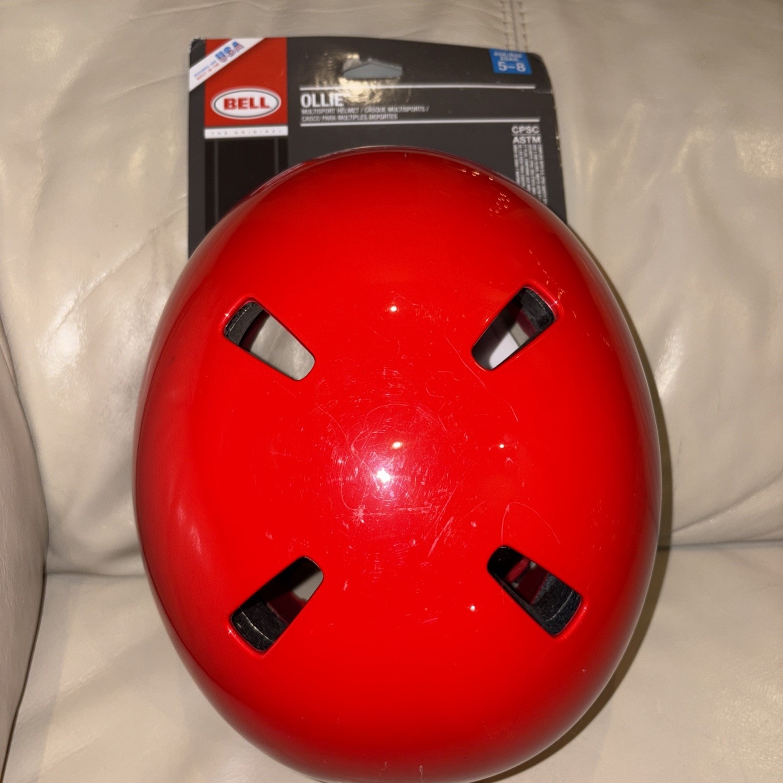 Bell Ollie Helmet Youth 5-8  RED. . multisport helmet 50-54c