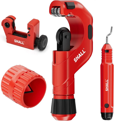 SHALL 4-Piece Tubing Cutter Set, for Copper, Aluminum, Stainless Steel,PVC Pipe