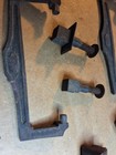 Lot VINTAGE MISSION style COPPER HANDLES PULLS wood Knobs Stickley Arts Crafts — photo 4