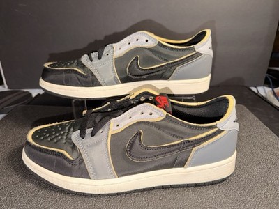 Air Jordan 1 Low Nike OG EX Black and Smoke Grey DV0982-006 Men's Size 9.5 NoBox