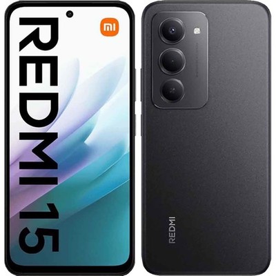 Xiaomi Redmi 15 4G Midnight Black 256GB + 8GB Dual-SIM Unlocked SIMFree NEU