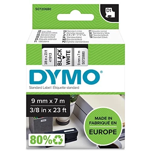 Dymo 99019 59mm x 190mm Large Lever Arch Labels Black On White - Image 2 of 3