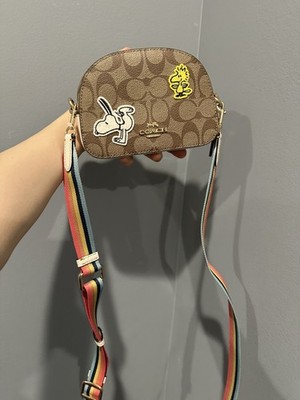 NWT Coach X Peanuts Snoopy Woodstock Serena Crossbody Bag C4238 limited edition