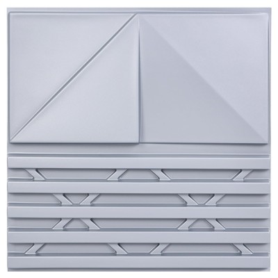 Boomin 33pc 12''*12'' 3D Panels Slat for Wall Decor, Cover 32sqft PVC Textured ...