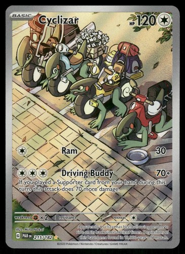Cyclizar 215/182 Illustration Rare Paradox Rift Pokemon Holo Near Mint