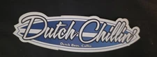 Dutch Bros Sticker- Dutch Chillin'  - Surfboard Shape VERY Rare