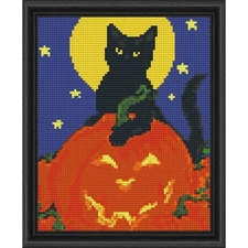 PixelHobby Black Cat & Pumpkins Mosaic Art Kit