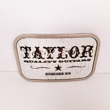 The Buckle Taylors Quality Guitars Silver Bel...