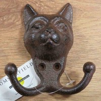 Garderobenhaken Katze Gusseisen Wandhaken Haken Kleiderhaken HG-025G