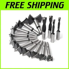 Woodworking Forstner Bit Set 14-Pc