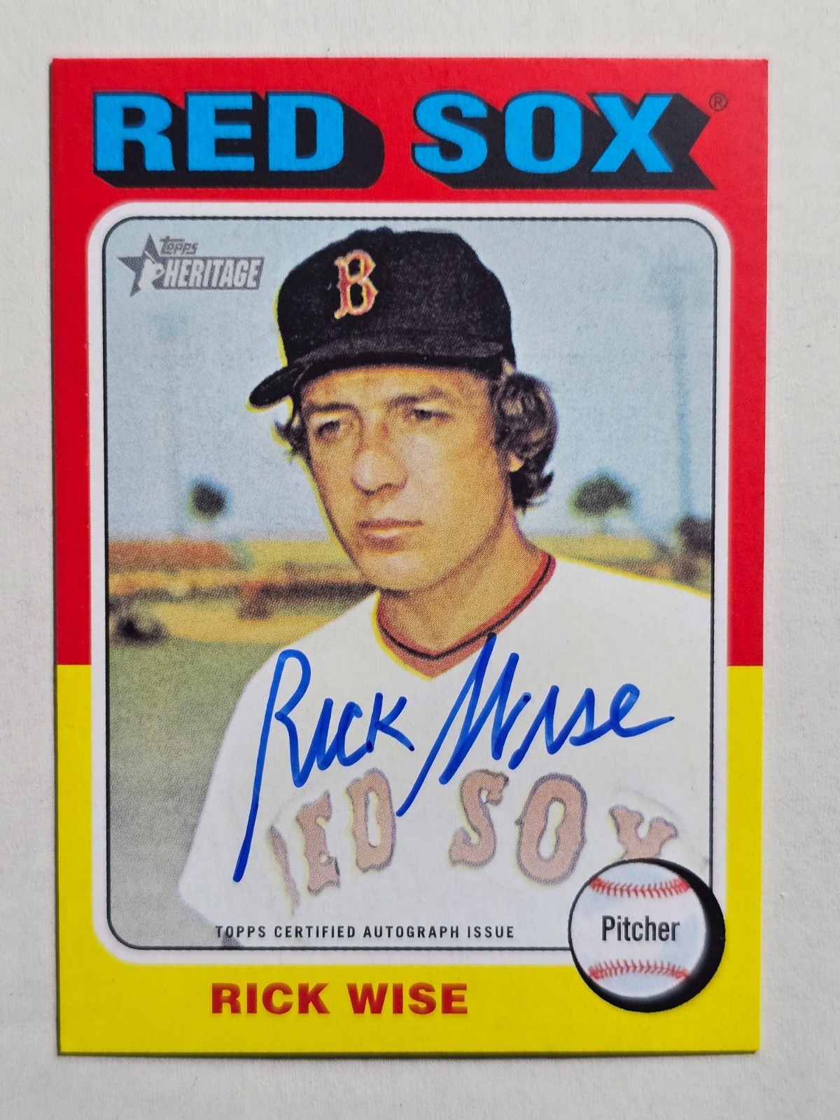 2024 Topps Heritage High Number - Real One Autographs Rick Wise #ROA-RW (AU)