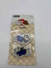 NOS Unopened Vintage 1986 Tonka Spindex Pound Puppies Erasers Cooler & Violet