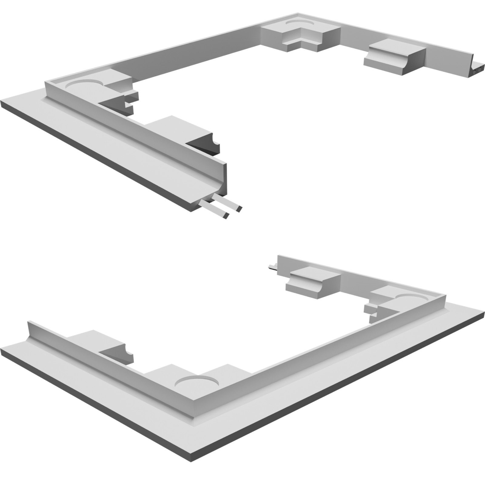 Supporto da Muro per Tablet Lenovo Tab M10 - Staffa Stampata 3D Cornice
