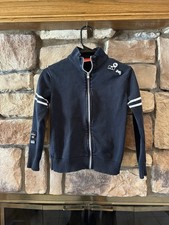 VTG DUCATI Racing Motorcycle Black White Zip Up Jacket Size XS/S/P Women’s Y2K