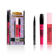 NYX PROFESSIONAL MAKEUP - COFFRET VEGAN SWEET GLAM - MASCARA - EYELINER - GLOSS