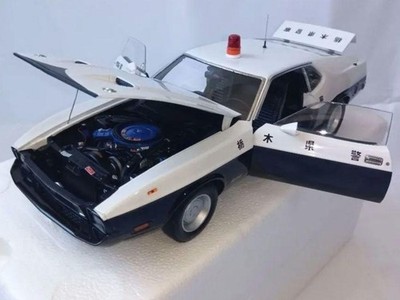 1/18 Autoart Ford Mustang Mach 1 Japanese Police Car L/E 6000 RARE