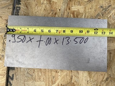 Titanium Plate 7.001  X 13.501  X .953  THK 6AL-4V Grade 5