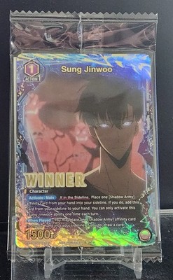 Union Arena Solo Leveling Sung Jinwoo WINNER UEPR/SLG-1-019 English Promo Sealed