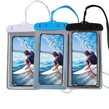 GXGM 3 Pezzi Custodia Impermeabile Smartphone,Accessori Mare, Cordino Staccabile