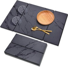 Large Stone Drying Mat Kitchen Counter 24"x16" Collapsible Quick Dry Dish Drying