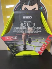 TKO Quick Drill Hex Grid Interchangeable 6 Rings 19” Wide Agility Speed New 