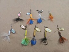 Luhr Jensen Lot Of 9 BANG TAIL /TIGER TAIL Vintage New Old Stock