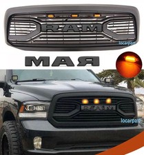 For Dodge Ram 1500 Front Grille 2006 07 2008 Upgrade Grille Wletterled Black