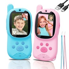 Video Walkie Talkies Gift for Kids with Camera 2 Pack