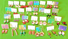 Christmas dangle earrings lot of 30 free shipping