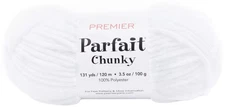 Premier Parfait Chunky Yarn-White - 3 Pack