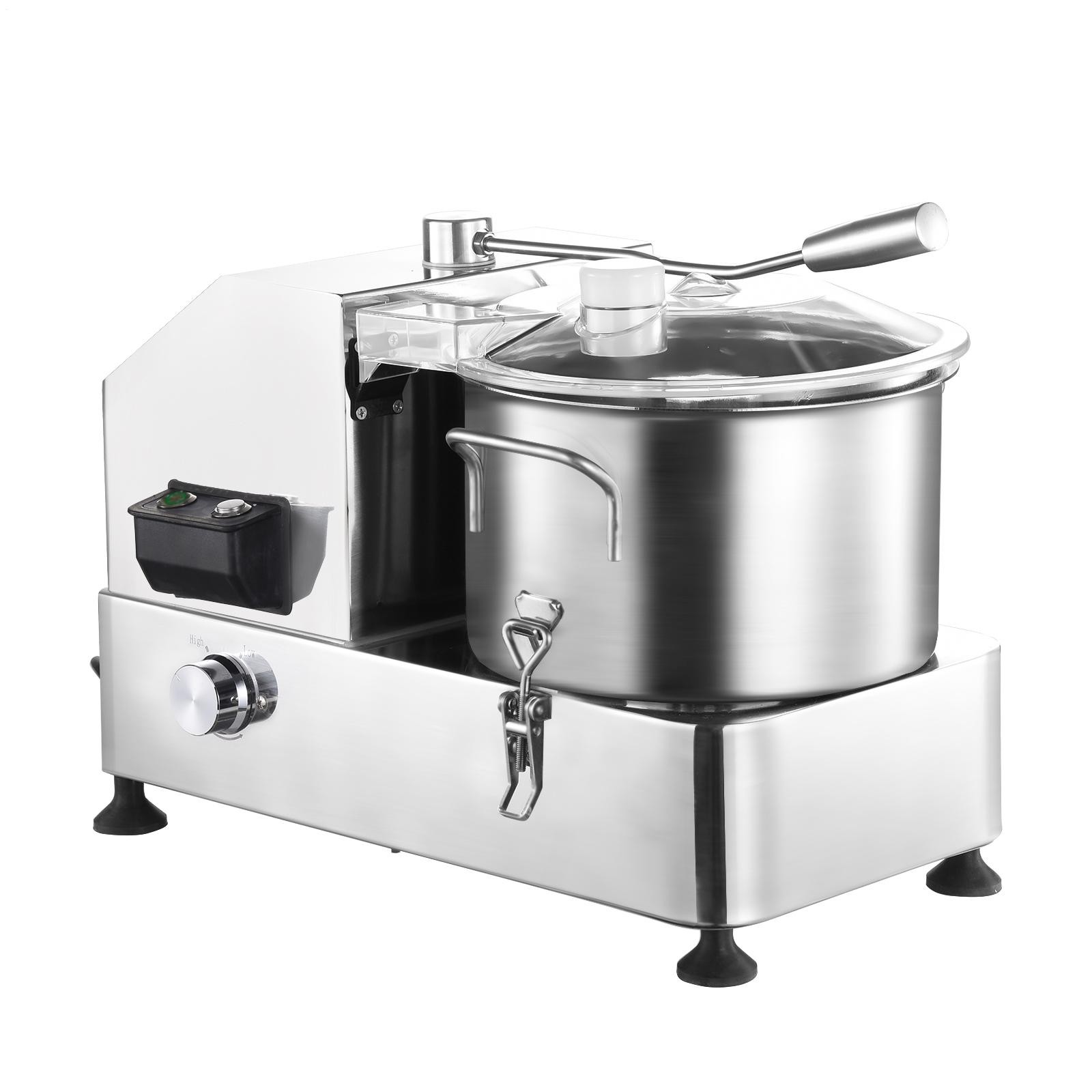 Commercial Food Processor 1800W 6L Electric Heavy-Duty Vegetable Cutter