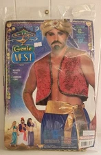 Forum Novelties Desert Prince Genie Vest Red Fits Up To 42" Chest          B2449