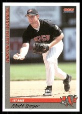 2000 Choice Winston Salem Warthogs MATT BERGER RC WHITE SOX FT MITCHELL KY