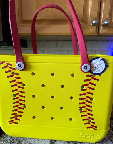 ☘☘�Original große Bogg Bag Batter Up gelb Softball Limited Edition RAR☘☘☘