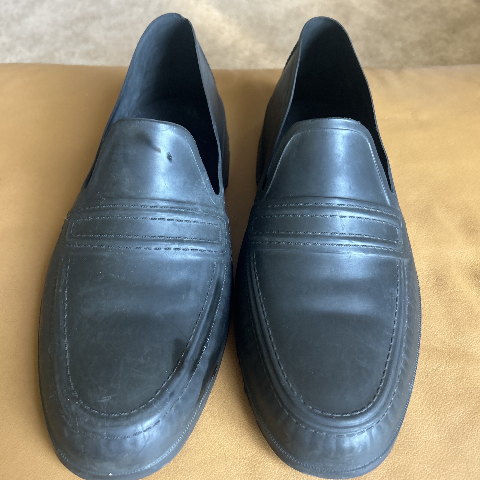Totes Shoe Protective Waterproof Cover Men Large Natural Rubber Made in USA