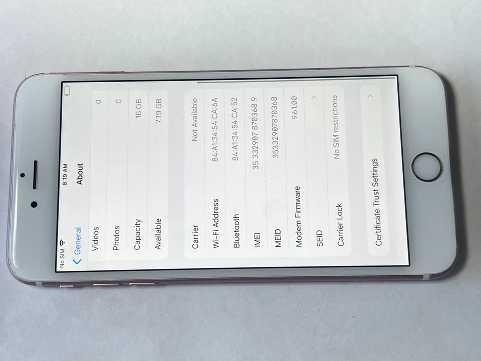 UNLOCKED Apple iPhone 6S+ PLUS 16GB 4G LTE Smart Phone / T-Mobile AT&T h2O *READ - Image 4 of 4