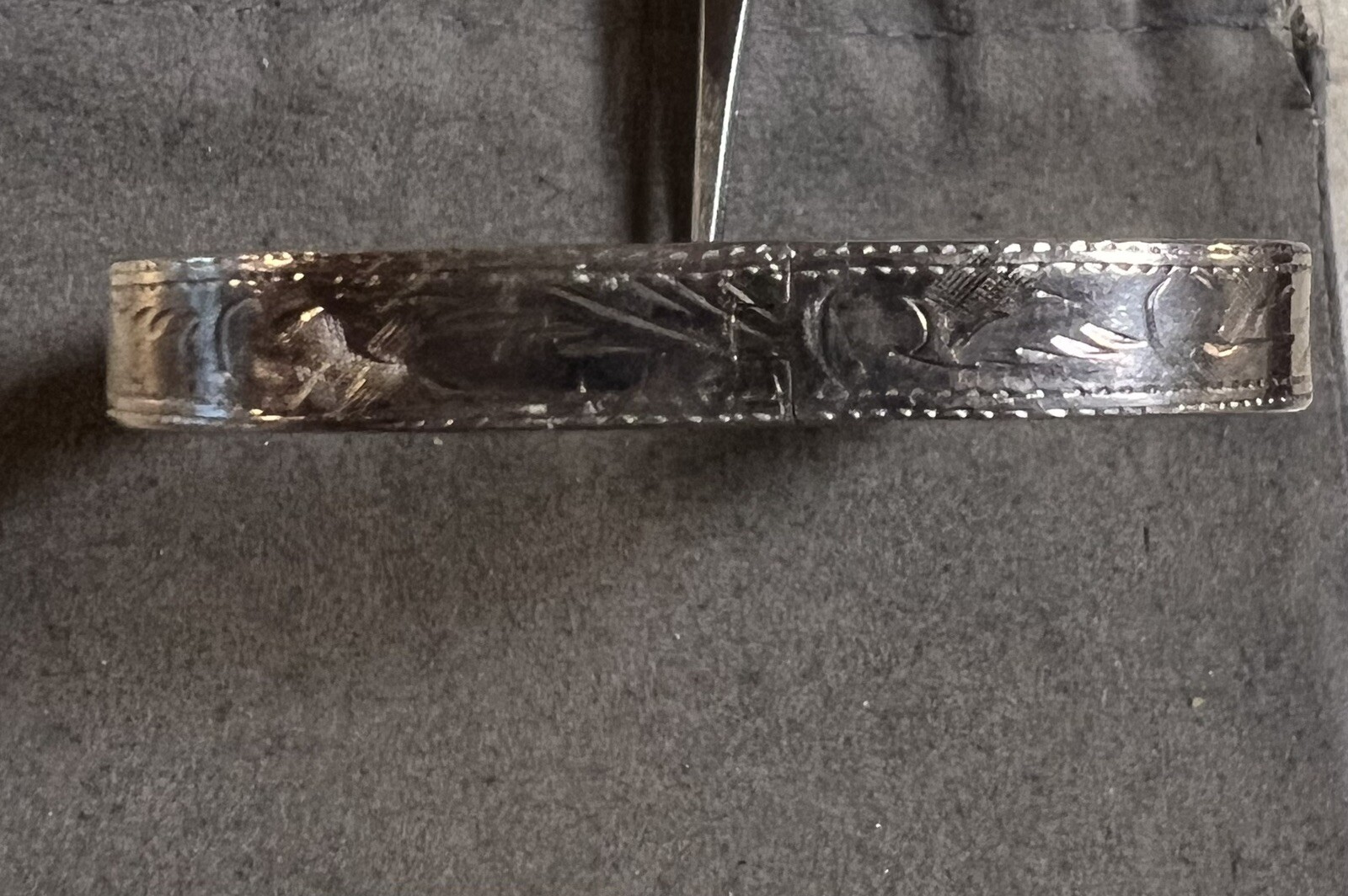 Vintage Designer Rounded Square Shape Sterling Si… - image 8