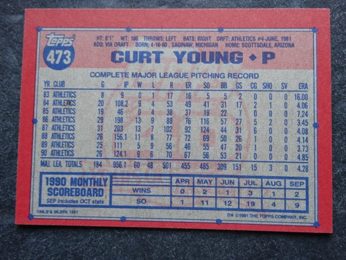 1991 Topps Desert Shield Baseball Cards Complete Your Set U Pick List 401-600 - Picture 111 of 309