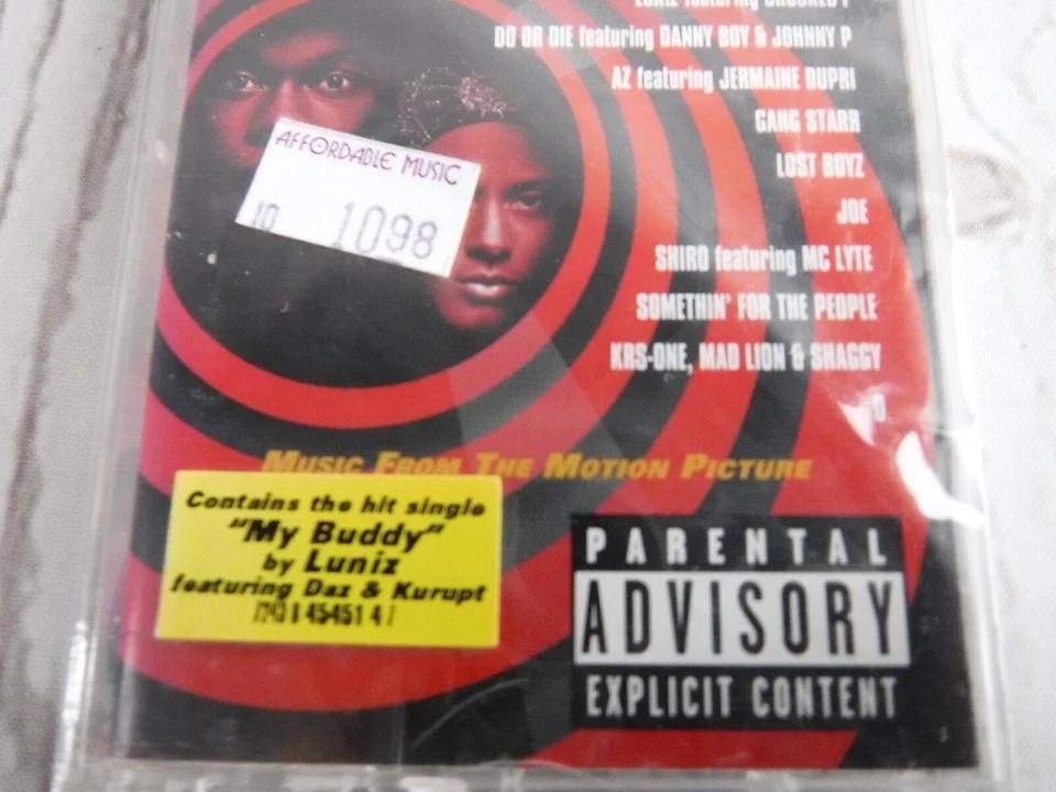 Vintage Cassette Tape CAUGHT UP Movie Soundtrack FACTORY SEALED Hype Sticker - Image 4 of 4