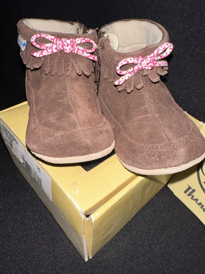 Совершенно новый Robeez летающий Francesca стиль мини мокасины ботинки - Изображение 4 из 4