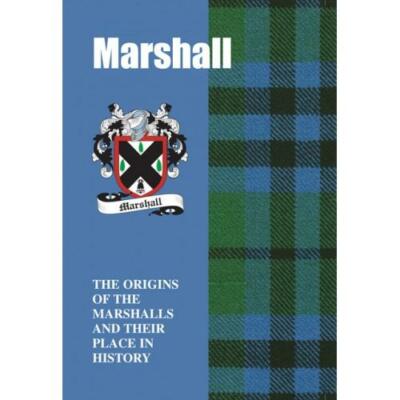 Schottischer Clan Crest Tartan Information Geschichte Faktenbuch - Marshall 