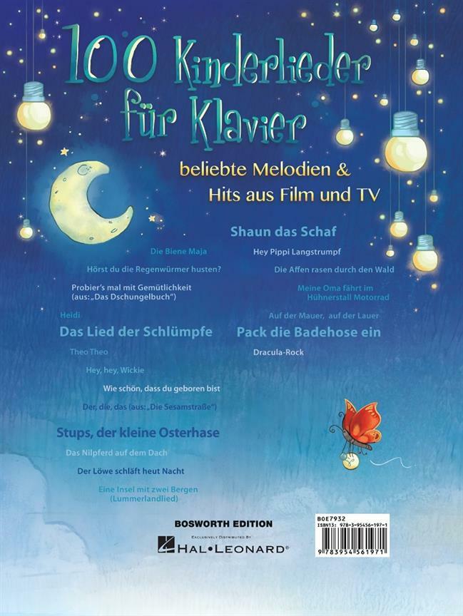 Thumbnail - 100 Kinderlieder Für Klavier In Leichten Arrangements, Ausgabe In
