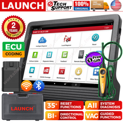 2025 LAUNCH X431 PRO3S+ V PRO5 + Coding Car Full System Diagnostic Scanner Tool
